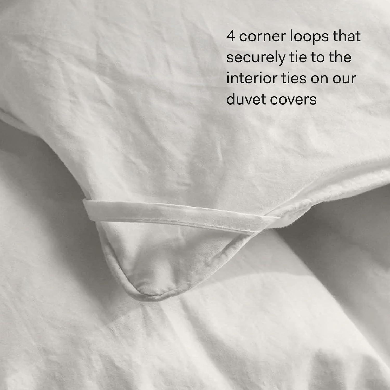 imageBOLL ampamp BRANCH Down Alternative Duvet Insert FullQueen Lightweight Luxury Shell Hypoallergenic Primaloft Luxury Down Alternative FillLightweight