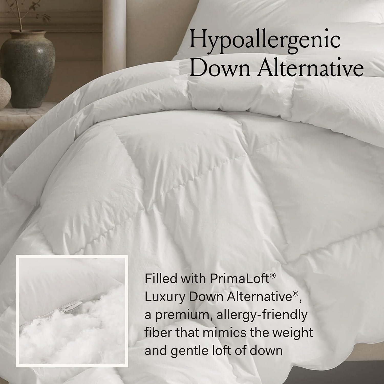 imageBOLL ampamp BRANCH Down Alternative Duvet Insert FullQueen Lightweight Luxury Shell Hypoallergenic Primaloft Luxury Down Alternative FillUltraweight