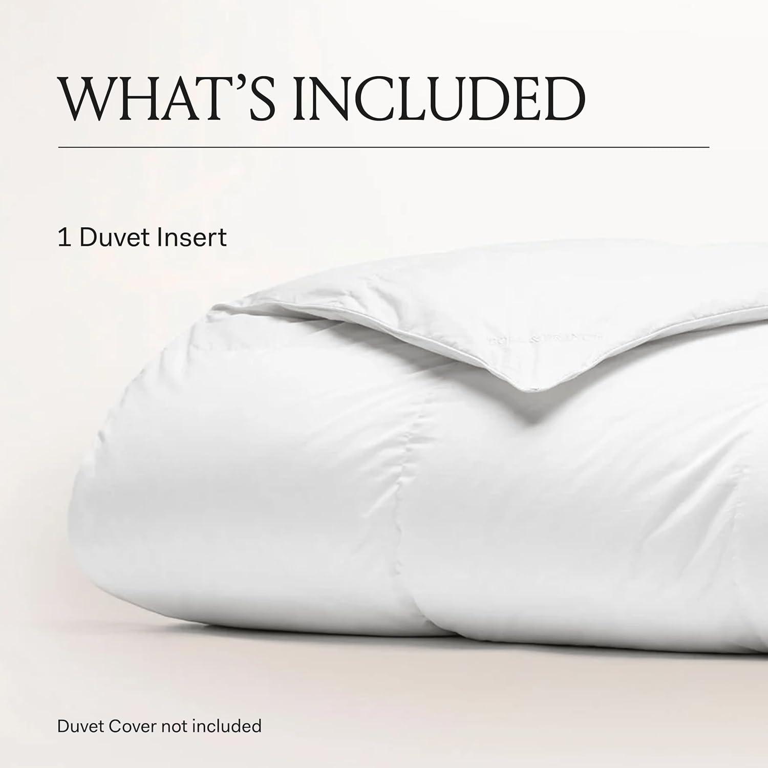 imageBOLL ampamp BRANCH Down Alternative Duvet Insert FullQueen Lightweight Luxury Shell Hypoallergenic Primaloft Luxury Down Alternative FillUltraweight