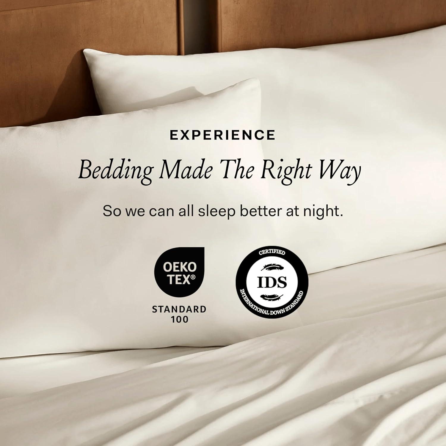 imageBOLL ampamp BRANCH Down Duvet Insert KingCal King Lightweight Luxury Shell CrueltyFree US Down Bedding Bafflebox Maintains LoftUltraweight