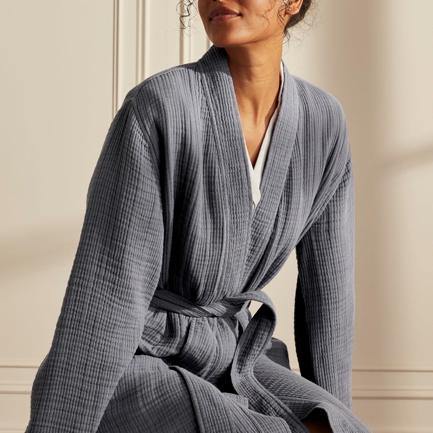 imageBOLL ampamp BRANCH Dream Robe 100 Organic Cotton Ultra Soft Lightweight Breathable and Pre Shrunk UnisexMineral