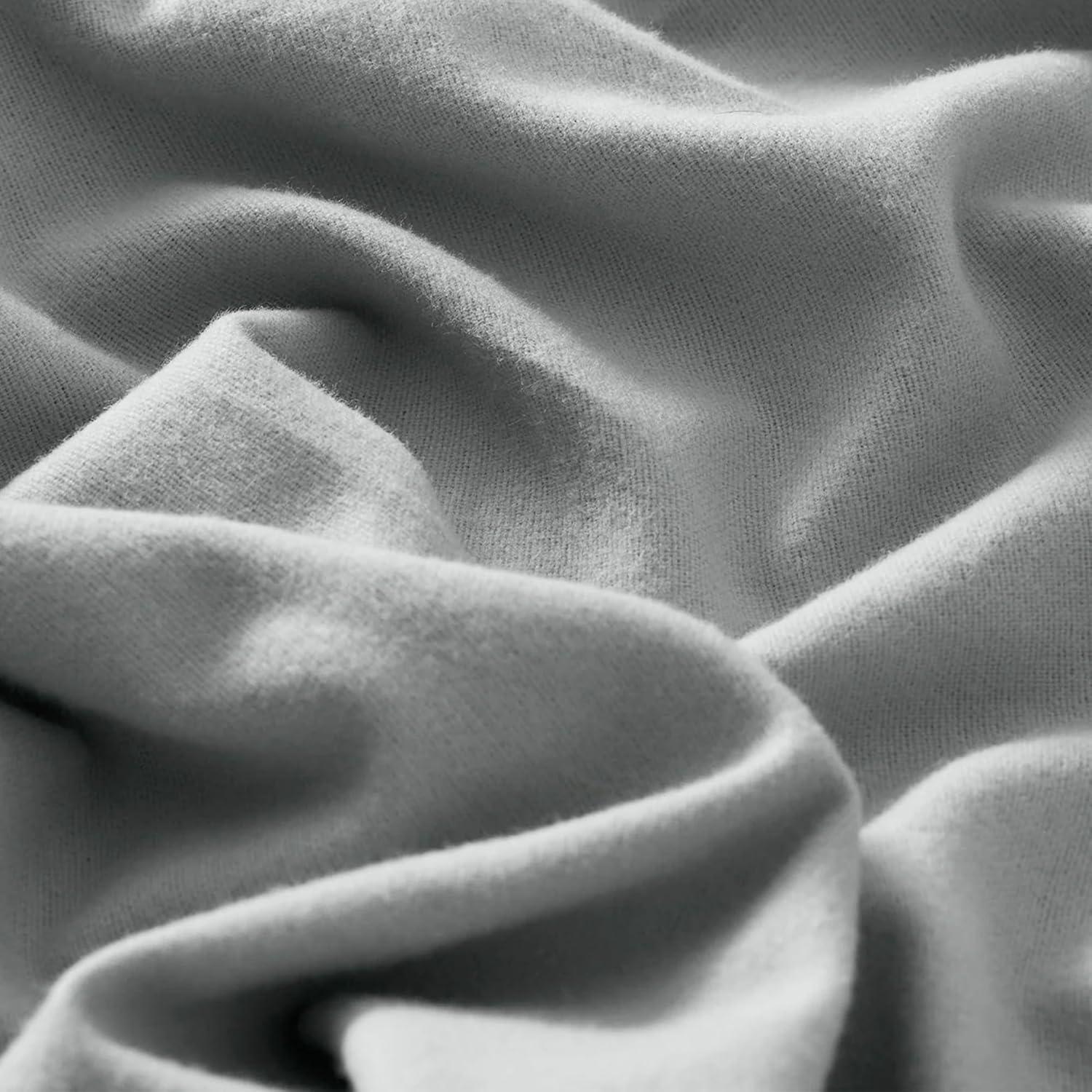 imageBOLL ampamp BRANCH Flannel Sheet Set King Shore Luxury 100 Organic Cotton Includes 1 Flat 1 Fitted 2 King Pillowcases Velvety Soft Warm ampamp BreathableShore