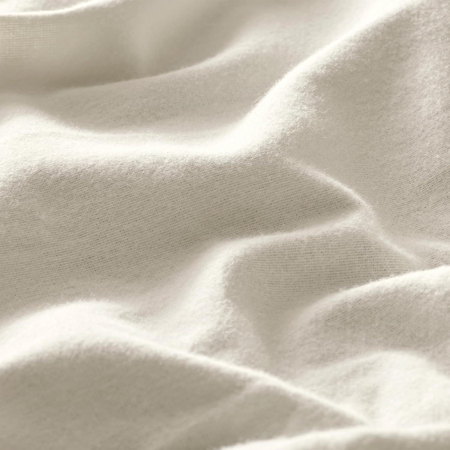 imageBOLL ampamp BRANCH Flannel Sheet Set King Shore Luxury 100 Organic Cotton Includes 1 Flat 1 Fitted 2 King Pillowcases Velvety Soft Warm ampamp BreathableCream