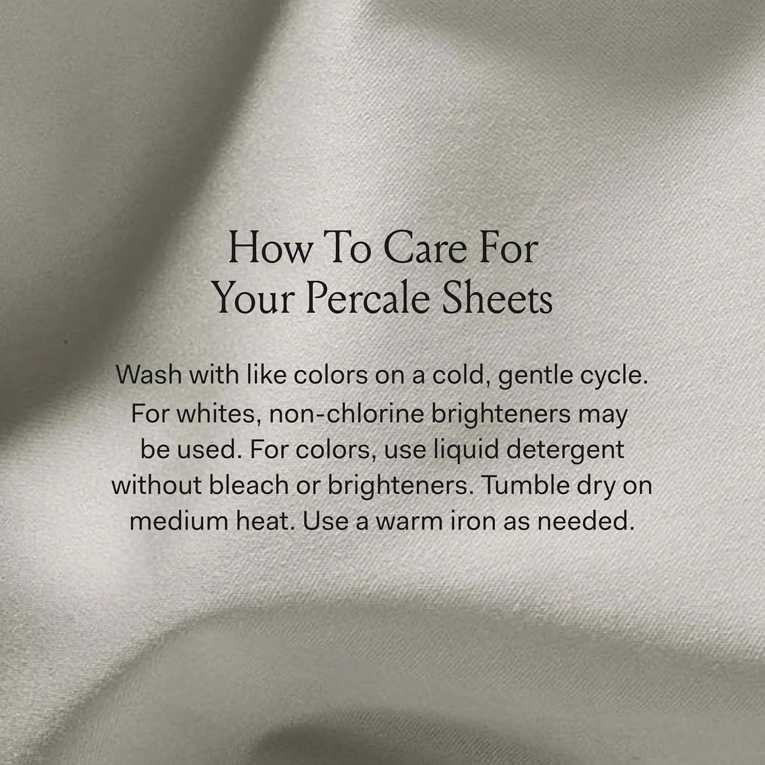 imageBOLL ampamp BRANCH Percale Hemmed Sheet Set Cooling Breathable Bed Sheets for Hot Sleepers King Pewter Luxury 100 Organic Cotton 1 Flat 1 Fitted 2 PillowcasesPewter