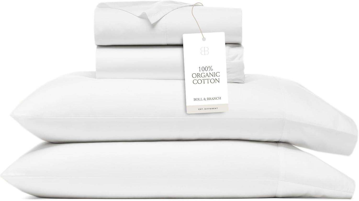 imageBOLL ampamp BRANCH Waffle and Signature Prime Exclusive Bundle 1 Sheet Set White Queen 1 Waffle Blanket Juniper FullQueen 100 Organic Luxury Cotton Brand