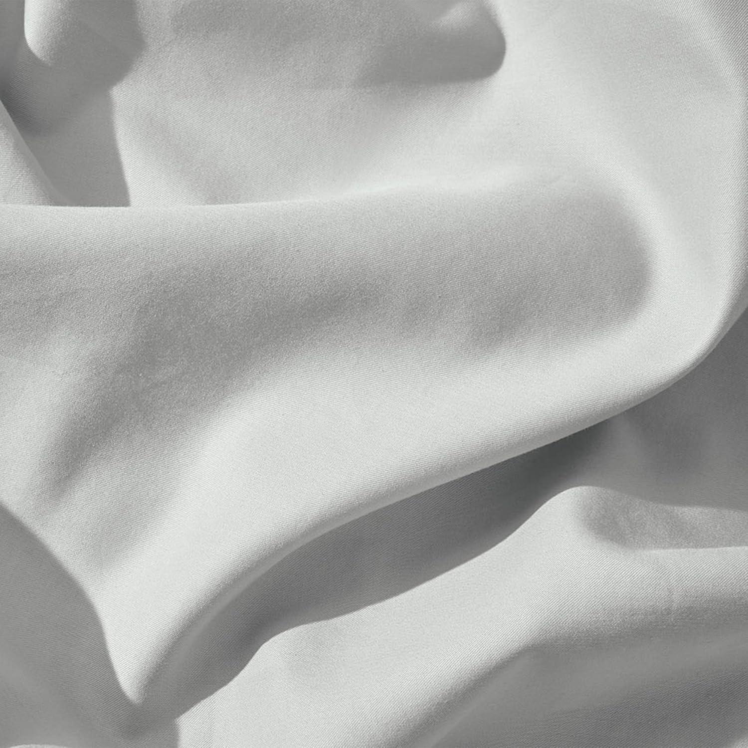 imageBoll ampamp Branch Signature Hemmed Fitted Sheet King White 100 Organic Cotton 1 Fitted Sheet OnlyShore