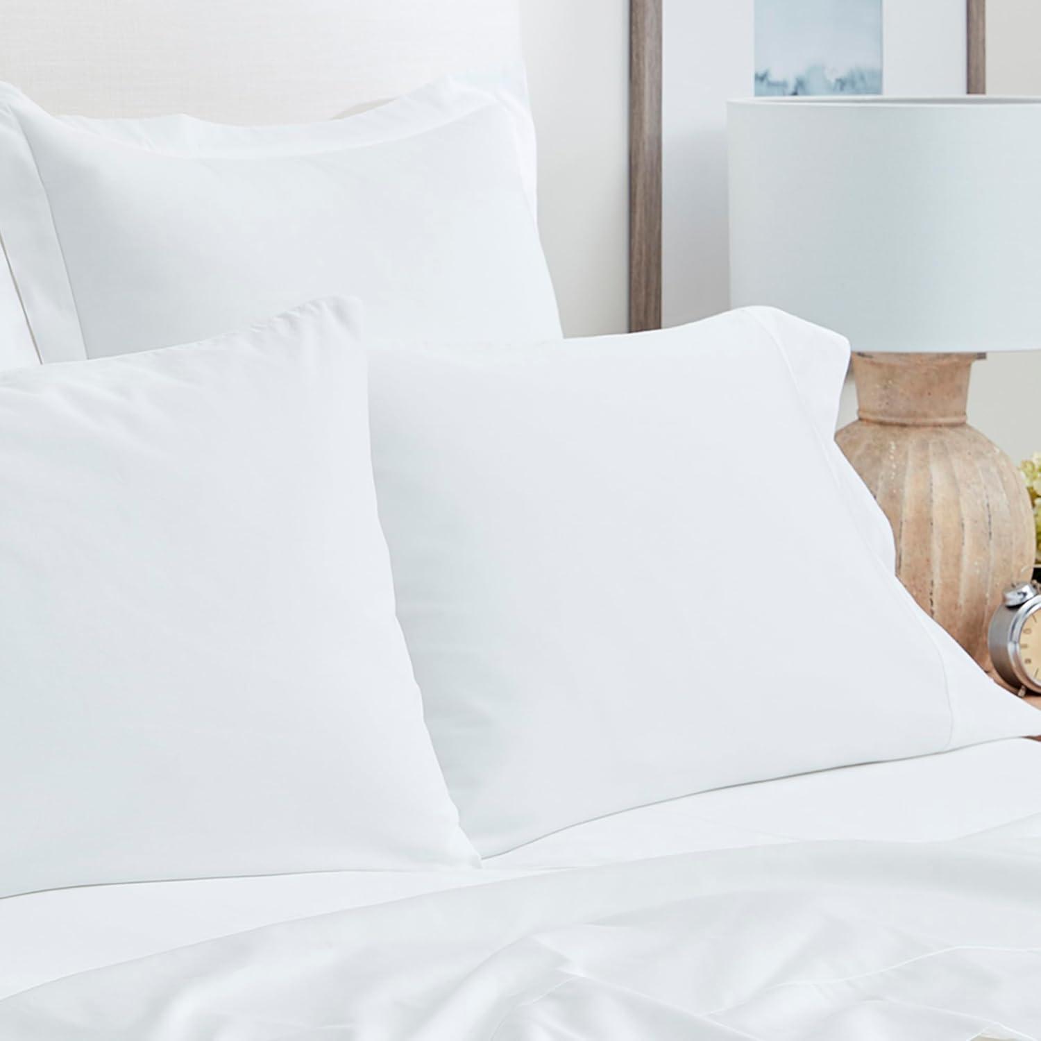 imageBoll ampamp Branch Signature Hemmed Flat Sheet King White 100 Organic Cotton 1 Flat Sheet OnlyWhite