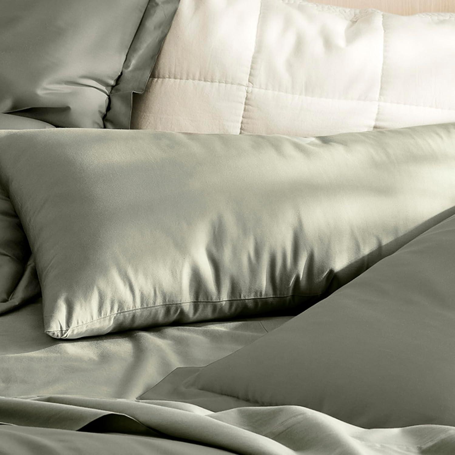 imageBoll ampamp Branch Signature Hemmed Pillowcase Set Standard White Luxury 100 Organic Cotton Buttery Soft and Breathable Softer with Every Wash 2 Pillowcases IncludedSageleaf