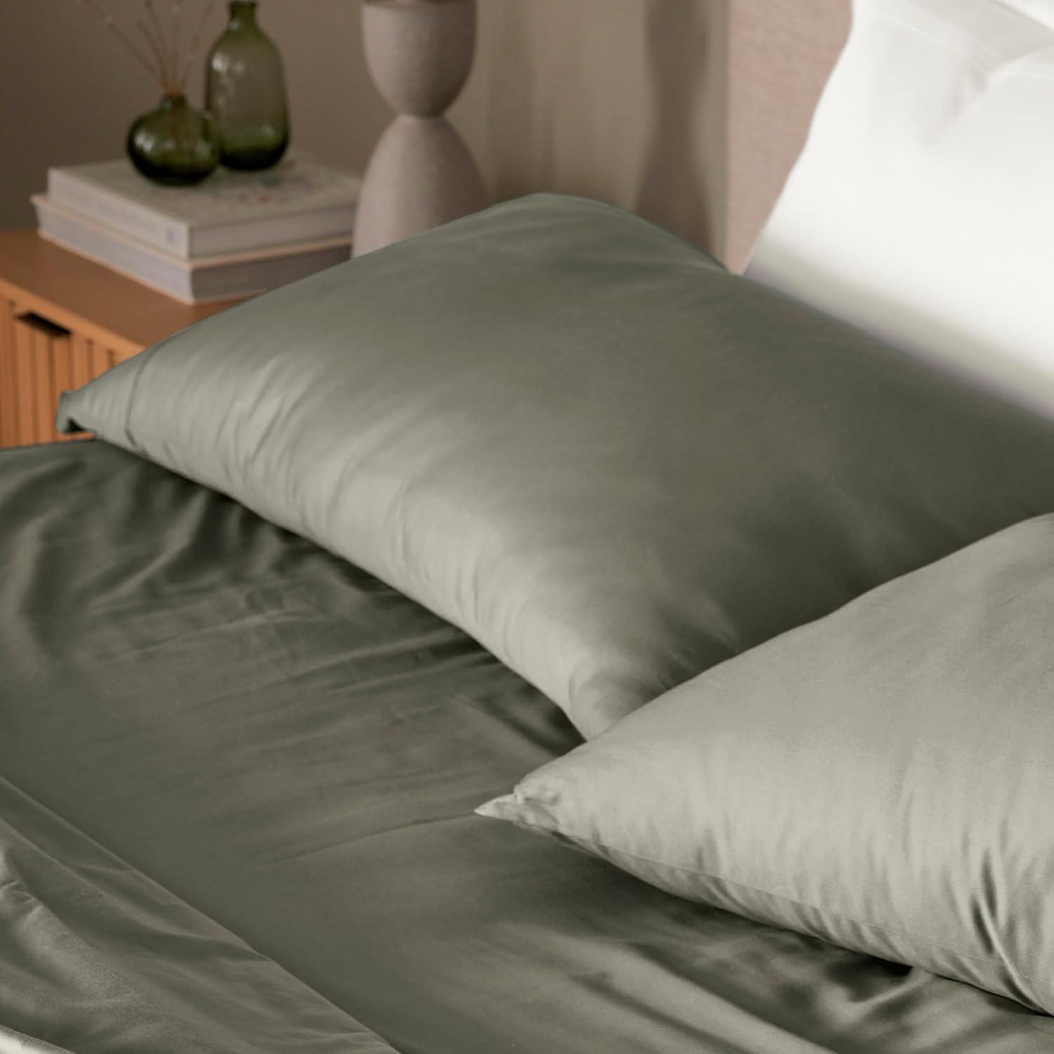 imageBoll ampamp Branch Signature Hemmed Pillowcase Set Standard White Luxury 100 Organic Cotton Buttery Soft and Breathable Softer with Every Wash 2 Pillowcases IncludedJuniper