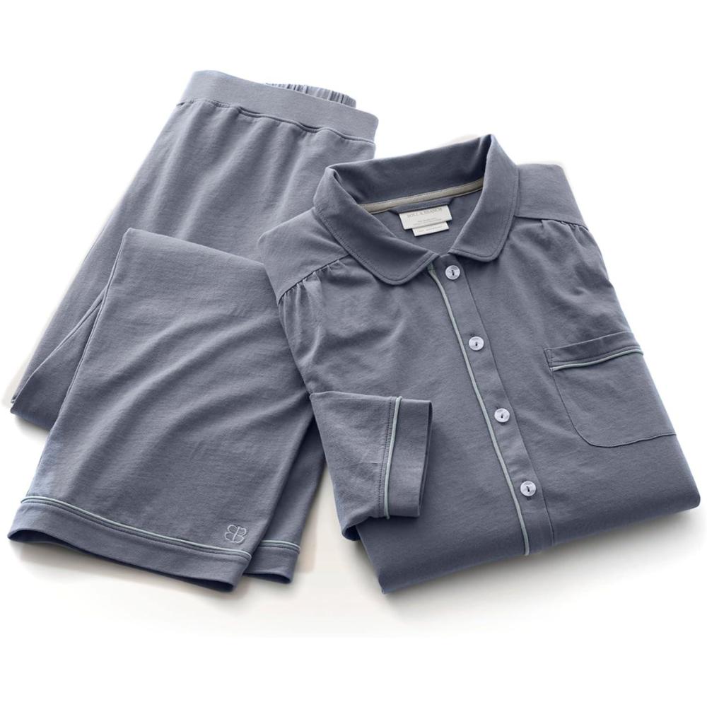 imageBOLL ampamp BRANCH Womens Soft Knit Long Sleeve ampamp Pants Pajama Set