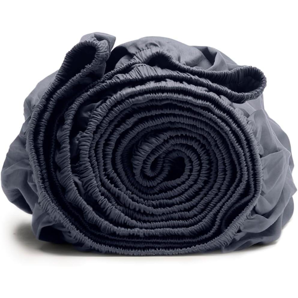 imageBoll ampamp Branch Signature Hemmed Fitted Sheet King White 100 Organic Cotton 1 Fitted Sheet OnlyMineral