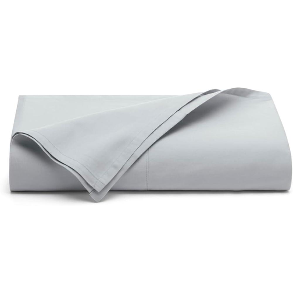 imageBoll ampamp Branch Signature Hemmed Flat Sheet King White 100 Organic Cotton 1 Flat Sheet OnlyShore