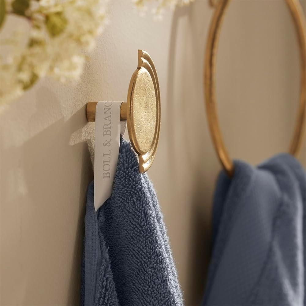 imageBOLL ampamp BRANCH Plush Bath Towel Set Cream 6 Piece Includes 2 Bath Towels 2 Hand Towels ampamp 2 Washcloths 100 Organic Cotton Ultra Soft ampamp Luxurious Quick AbsorbingMineral