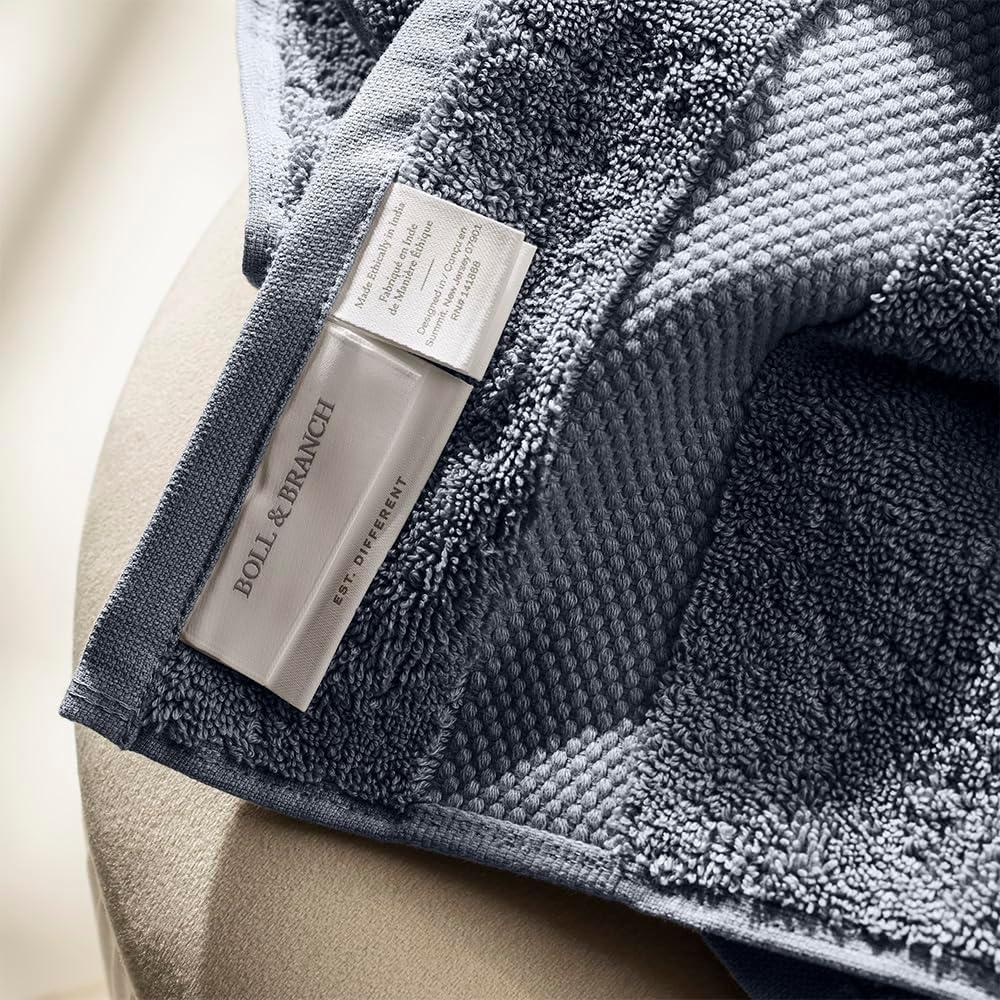 imageBOLL ampamp BRANCH Plush Bath Towel Set Cream 6 Piece Includes 2 Bath Towels 2 Hand Towels ampamp 2 Washcloths 100 Organic Cotton Ultra Soft ampamp Luxurious Quick AbsorbingMineral