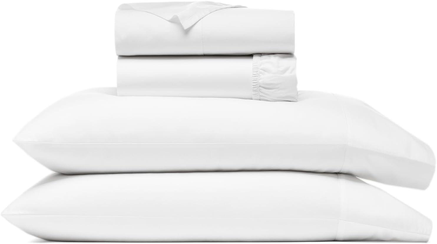 imageBOLL ampamp BRANCH Waffle ampamp Signature Starter Bundle 1 Sheet Set White Queen 1 Waffle Blanket White FullQueen 100 Organic Luxury Cotton