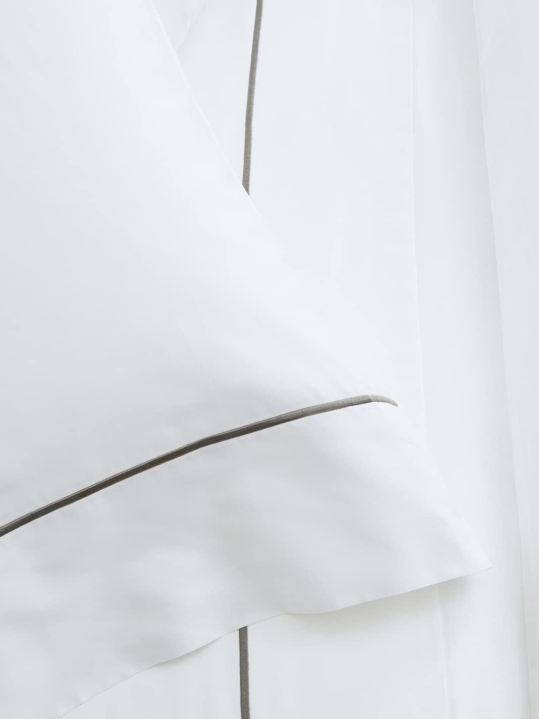 imageBoll ampamp Branch Percale Hemmed Pillowcase Set Cooling and Breathable for Hot Sleepers King Shore Luxury 100 Organic Cotton Crisp and Smooth 2 Pillowcases IncludedWhiteStone