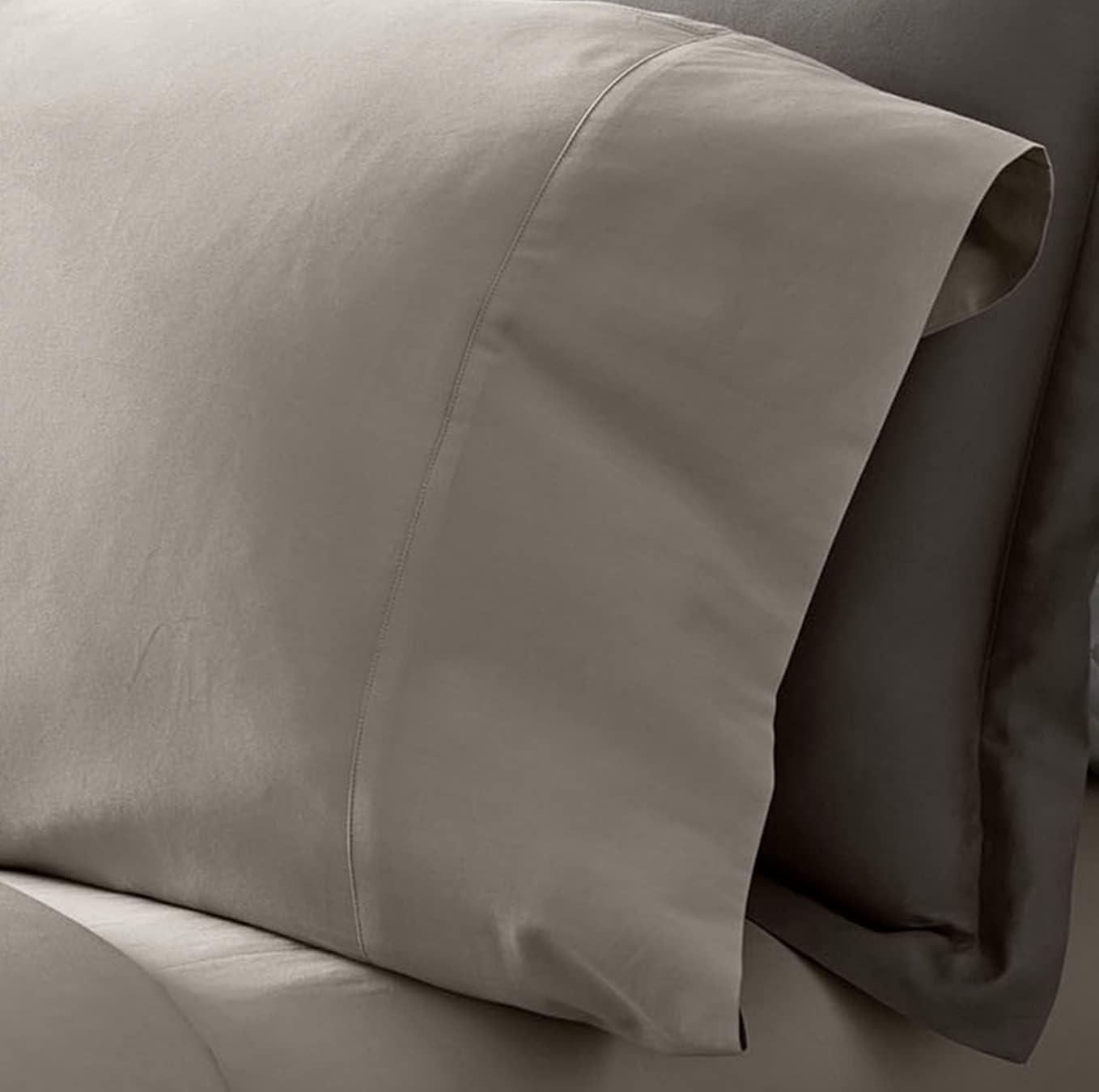 imageBoll ampamp Branch Percale Hemmed Pillowcase Set Cooling and Breathable for Hot Sleepers King Shore Luxury 100 Organic Cotton Crisp and Smooth 2 Pillowcases IncludedPewter